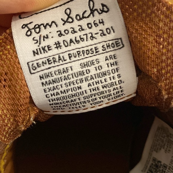 Tom Sachs x NikeCraft General purpose shoe in Brown - Picture 3 of 4